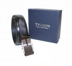                    Tycoon férfi bőr öv - Fekete 