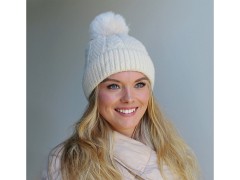  Emi Ross női Pom Pom téli sapka Női kalap, sapka