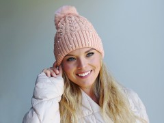   Emi Ross női Pom Pom téli sapka Női kalap, sapka