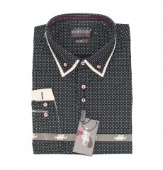             NM h.u slim ing - Fekete-drapp betétes Slim, Smart fazon
