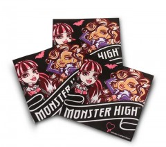        Gyerek pamut zsebkendő szett Monster High - 3 db Szettek,zsebkendők