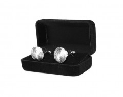             Mandzsettagomb díszdobozban - Ezüst Mandzsetta, Nyakkendőtű