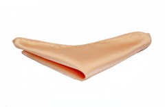            NM szatén díszzsebkendő - Halványbarack Diszzsebkendő