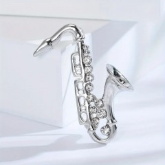                        Bross kitűző saxofon Kitűzők, Brossok