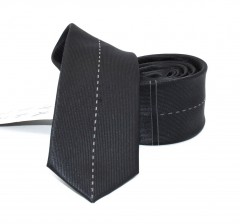                    NM slim szövött nyakkendő - Fekete mintás 