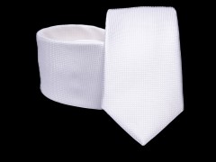        Prémium selyem nyakkendő - Fehér Csíkos nyakkendő