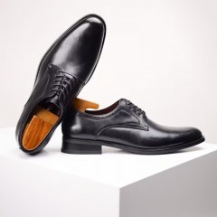                            Marhabőr férfi cipő - Fekete Férfi cipő