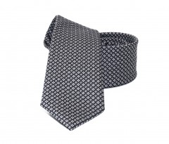                    NM slim szövött nyakkendő - Fekete aprópöttyös 