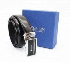                      Tycoon férfi bőr öv díszdobozban - Fekete Férfi öv, ékszer