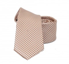                    NM slim szövött nyakkendő - Drapp aprómintás Aprómintás nyakkendő