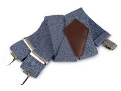                 Nadrágtartó extra széles - Kék Férfi nadrágtartó