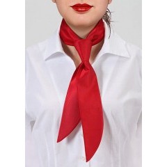 Zsorzsett női nyakkendő - Piros Női nyakkendők, csokornyakkendő