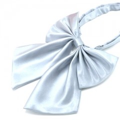   Szatén női csokornyakkendő - Ezüst Női nyakkendők, csokornyakkendő