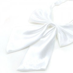  Szatén női csokornyakkendő - Fehér Női nyakkendők, csokornyakkendő