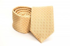 Prémium slim nyakkendő - Sárga mintás 