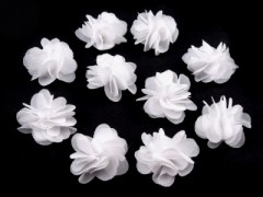     Tüll virág 2 db - Fehér Női kiegészítők